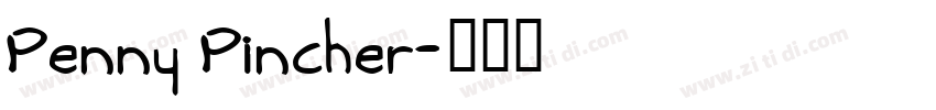 Penny Pincher字体转换